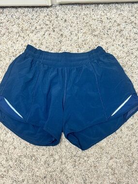 lululemon athletica Hotty Hot Navy Blue Athletic Shorts